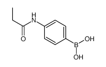 [4-(propanoylamino)phenyl]boronic acid结构式