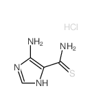 5-amino-3H-imidazole-4-carbothioamide结构式