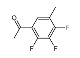 1-(2,3,4-trifluoro-5-methylphenyl)ethan-1-one结构式