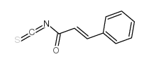 Cinnamoyl isothiocyanate structure