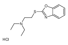 2-(1,3-benzoxazol-2-ylsulfanyl)ethyl-diethylazanium,chloride结构式