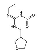 1-ethyl-3-nitro-2-(oxolan-3-ylmethyl)guanidine结构式