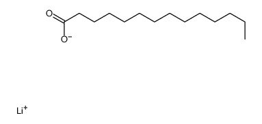 lithium,tetradecanoate Structure