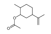 (+)-dihydrocarvyl acetate, mixture of isomers结构式