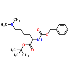 N6,N6-Dimethyl-N2-[(benzyloxy)carbonyl]-L-lysine tert-Butyl Ester Structure