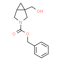 benzyl 1-(hydroxymethyl)-3-azabicyclo[3.1.0]hexane-3-carboxylate structure