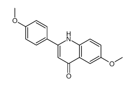 6-methoxy-2-(4-methoxyphenyl)-1H-quinolin-4-one Structure