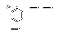 Phenyltrivinylstannane structure