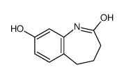8-hydroxy-4,5-dihydro-1H-benzo[b]azepin-2(3H)-one结构式