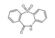 10,11-dihydrodibenzo[b,f][1,4]thiazepine sulfone结构式