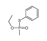[ethoxy(methyl)phosphoryl]sulfanylbenzene Structure