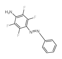 Benzenamine,2,3,5,6-tetrafluoro-4-(2-phenyldiazenyl)- Structure