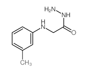 Glycine, N-(3-methylphenyl)-, hydrazide Structure