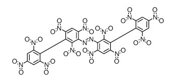 3,3''-Azobis(2,2',4,4',6,6'-hexanitro[1,1'-biphenyl])结构式
