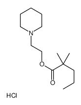 2-piperidin-1-ylethyl 2,2-dimethylpentanoate,hydrochloride结构式