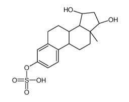 [(8R,9S,13S,14S,15S,17S)-15,17-dihydroxy-13-methyl-6,7,8,9,11,12,14,15,16,17-decahydrocyclopenta[a]phenanthren-3-yl] hydrogen sulfate Structure