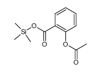 2-Acetoxybenzoic acid trimethylsilyl ester Structure