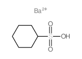 Cyclohexanesulfonicacid, barium salt (2:1) structure