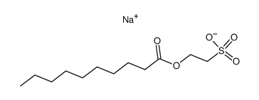 sodium 2-sulphoethyl decanoate structure