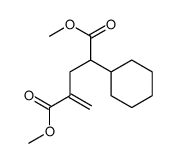 dimethyl 2-cyclohexyl-4-methylidenepentanedioate Structure