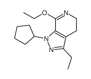 1-cyclopentyl-7-ethoxy-3-ethyl-4,5-dihydropyrazolo[3,4-c]pyridine Structure