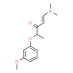 1-(DIMETHYLAMINO)-4-(3-METHOXYPHENOXY)-1-PENTEN-3-ONE structure