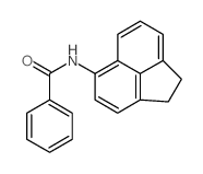 Benzamide,N-(1,2-dihydro-5-acenaphthylenyl)- structure