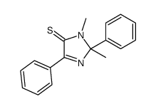 2,3-dimethyl-2,5-diphenylimidazole-4-thione Structure