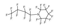 perfluoro-(1-butylpiperidine)结构式