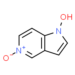 1H-Pyrrolo[3,2-c]pyridine, 1-hydroxy-, 5-oxide (9CI)结构式