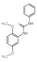 Thiourea,N-(2,5-dimethoxyphenyl)-N'-phenyl- structure