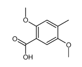 2,5-dimethoxy-4-methylbenzoic acid Structure