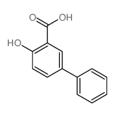 [1,1-Biphenyl]-3-carboxylic acid, 4-hydroxy- structure