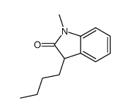 3-butyl-1-methyl-3H-indol-2-one结构式