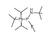 tri(tert-butyl)plumbyl-tert-butylamino(tert-butyl)phosphane Structure