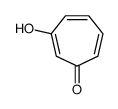 3-hydroxycyclohepta-2,4,6-trien-1-one Structure