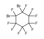 1,2-dibromo-1,2,3,3,4,4,5,5,6,6-decafluorocyclohexane结构式