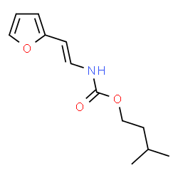 ISOPENTYL N-[2-(2-FURYL)VINYL]CARBAMATE Structure