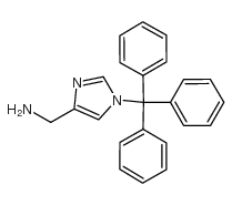 C-(1-TRITYL-1H-IMIDAZOL-4-YL)-METHYLAMINE structure