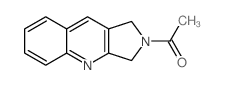 1-(1,3-dihydropyrrolo[3,4-b]quinolin-2-yl)ethanone结构式