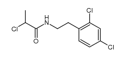 (2R,S)-2-chloro-N-(2,4-dichlorophenethyl)propanamide结构式