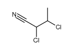 2,3-dichlorobutanenitrile Structure