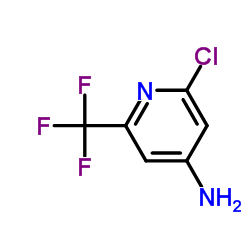 2-氯-4-氨基-6-三氟甲基吡啶结构式