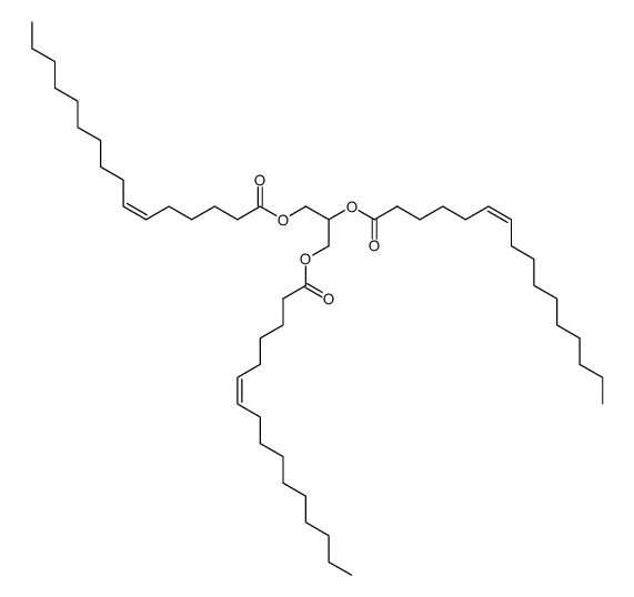 (Z)-Hexadec-6-enoic acid 2-((Z)-hexadec-6-enoyloxy)-1-((Z)-hexadec-6-enoyloxymethyl)-ethyl ester Structure