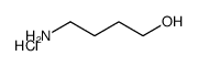 4-aminobutan-1-ol,hydrochloride Structure