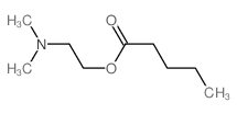 Pentanoic acid,2-(dimethylamino)ethyl ester Structure