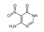 6-amino-5-nitro-3H-pyrimidin-4-one结构式