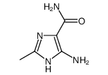 5-AMINO-2-METHYL-1H-IMIDAZOLE-4-CARBOXAMIDE structure