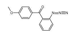 2-azido-4'-methoxy-benzophenone Structure