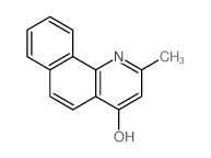 Benzo[h]quinolin-4-ol, 2-methyl-结构式